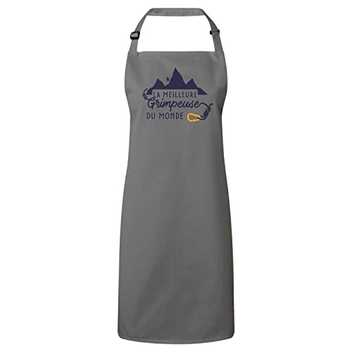 Tablier cuisine la meilleure grimpeuse du monde repas retour de grimpe et montagne