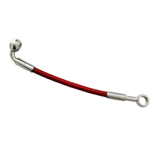 Manguera de freno hidráulico AN3 de 180cm y tubo de acero inoxidable con banjo de M10 para moto