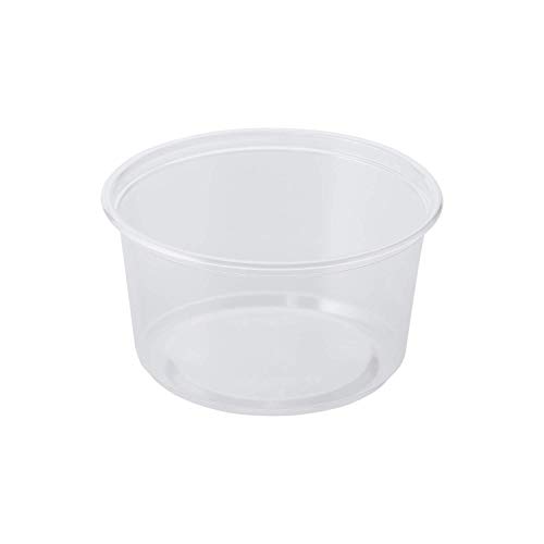 Karat [12oz - 500 ct] Clear PP Plastic Round Deli Food Container for Hot and Cold Food, BPA-Free, Microwavable (FP-DC12-PP)