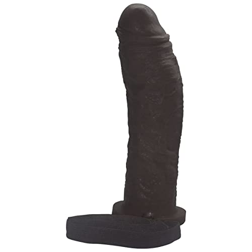 Capa Peniana Rígida Curva Com Elástico Pênis 20cm x 5,5cm Rígida Preto Monster