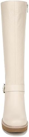 Naturalizer Womens Darry Tall Water Repellent Knee High Boot Porcelain Beige Leather Wide Calf 8 W | Image 5