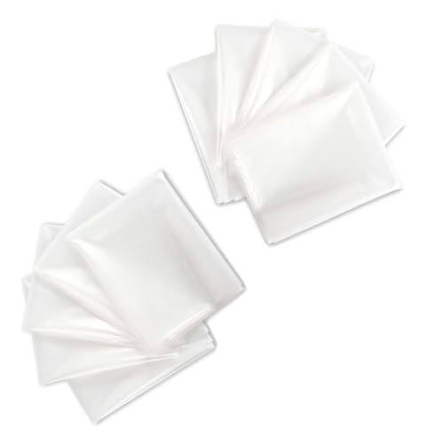 Diamwood 10 Sacs de Récupération à Copeaux et Poussières - D. 450 mm - L. 1700 mm - Ép. 150 Microns - Transparent pour Aspirateurs - Idéal pour BTP