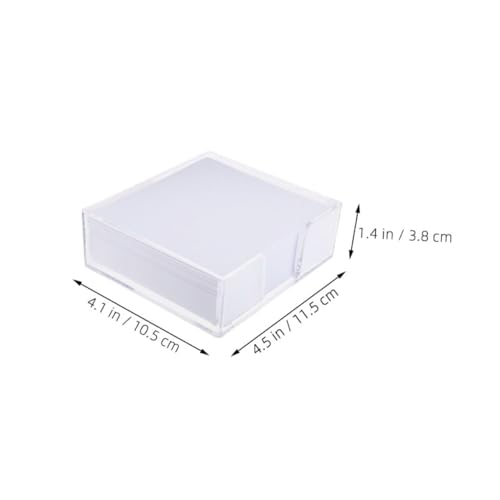 Bloc-notes transparent pour organisateur de papeterie à la maison