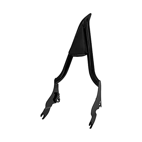 YHMTIVTU Detachable Passenger Backrest Rear Sissy Bar with Cushion Pad Compatible with Harley Touring Road King Street Glide Electra Glide Road Glide FLHR FLHX FLHT FLTR 2009-2021 Black Large