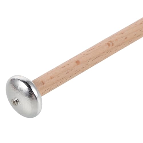 1 par de baquetas para glockenspiel de mango corto con cabeza metálica para xilófono miniatura 3