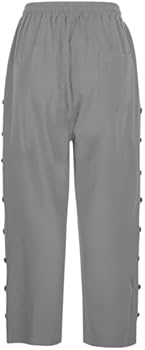 YIzdegg Linnen broek dames korte 3/4 palazzobroek hoge taille brede pijpen stoffen broek katoen linnen linnen broek licht luchtige strandbroek brede pijpen baggy palazzo broek met zakken trekkoord YIzdegg Linnen broek dames korte 3/4 palazzobroek hoge taille brede pijpen stoffen broek katoen linnen linnen broek licht luchtige strandbroek brede pijpen baggy palazzo broek met zakken trekkoord