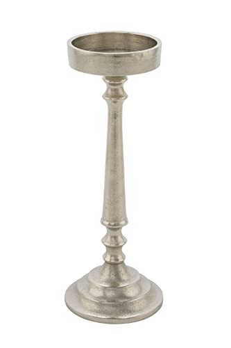 Kerzenständer aus Aluminium für Stumpenkerzen - 28 cm - Metall...