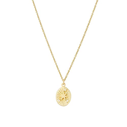 Collier six branches chaîne femme pendentif géométrique mode