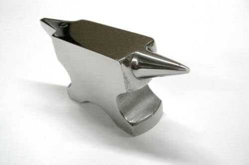 JTS Double Horn Anvil Steel Block Jewelry Making Bench Tool Mini Forming Metal Work