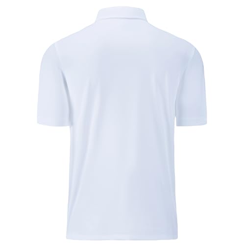 Mens Polo Shirts Short Sleeve Casual Solid Stylish Dry Fit Performance Designed Collared Golf Polo Shirts for Men2