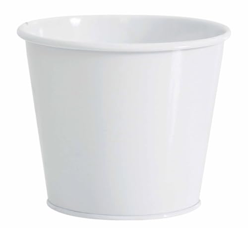 212 Main AI-GA3510WH White Painted Metal Bucket