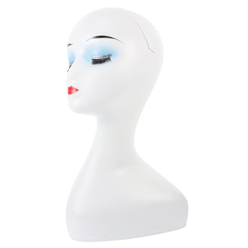 Healeved Wig and Hat Display Stand Mannequin Head Model Wig Holder for Styling Drying and Braiding Practice