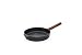 Produktbild Woll Eco Logic QXR Guss-Flachpfanne - Induktiv -, Ø 24 cm, 5 cm hoch, mit festem nachhaltigem Holzstiel - Geeignet für alle Herdarten, PFAS-frei, Antihaft-Versiegelung, Aluminiumguss, backofenfest