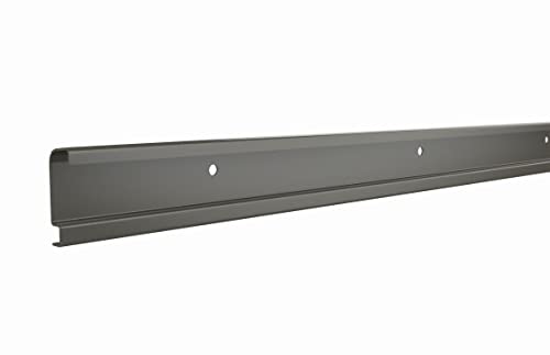 ClosetMaid ShelfTrack Nickel Hang Track Rail, Closet System Hardware, 40 in., Durable Steel for Closets, Pantries, Utility, Laundry