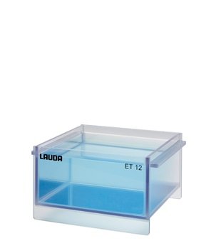 LAUDA LCZ 0706 Model ECO 20T Polycarbonate Transparent Bath for Immersion Thermostats Circulator Heater, 20L Capacity