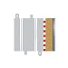 Scalextric C8223 Borders Tan Half Straight 6.75 inches