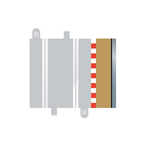 Bordures pour demi-ligne droite 175 mm en polymère haute densité pour modélisme