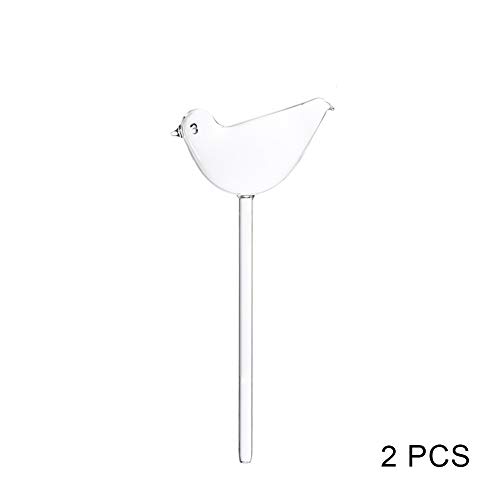 Genlesh Self Watering Globe Plant Flower Water Bulbs Animal Shape Glass Home Decor