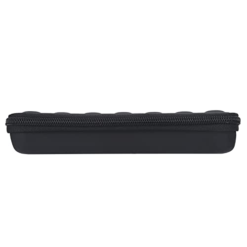 Drfeify Custodia per Armonica, Custodia in Pelle per Armonica in Pelle PU Armonica con Cerniera Borsa per Il Trasporto di Armoniche a 10 ForiCustodie, Cinturini