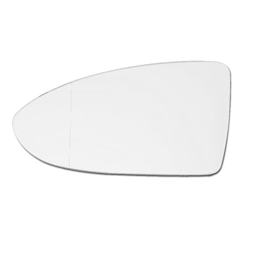 JNNJ Reemplazo De Vidrio De Espejo Retrovisor De Automóvil, Cristal Recambio Para Retrovisores Laterales MK7, Clip Lateral Con Espejo Vidrio Repuesto(Conductor Principal Izquierdo)