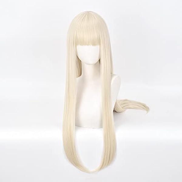 Anime Game Season2 Yomoduki Runa Long Cosplay Wig Straight Long Blonde Hair Synthetic Halloween Costume Party Play Wigs