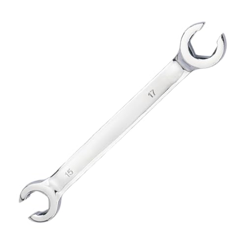 usefulbeauty Jeu De Clés À Tuyauter - Clé À Fourche - Clé Plate - Clés Polygonales Ouvertes - Clé De Serrage À Fourches | Clés pour Tuyau De Frein 15 X 17 Mm