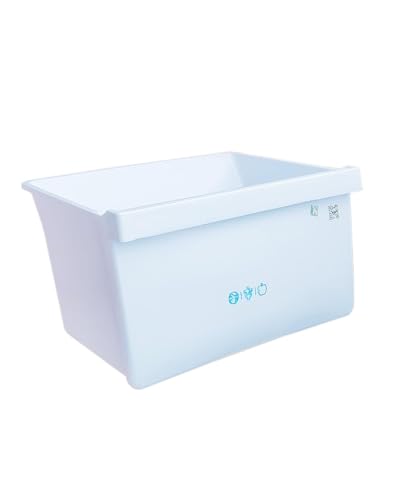 Image of OM PLASTICS Vegetable Box Crisper Drawer Fridge Basket Compatible With LG Double Door Refrigerator 240 Liter Gross Volume White Plastic Pack Of 1 Part Code MJS541543 MATCH & BUY PRODUCT