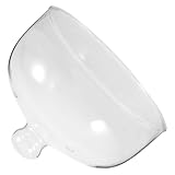 ULTECHNOVO Speisenwärmerabdeckung Mikrowellenhaube Glas Mikrowellen Abdeckung 18X14,5cm Spritzschutz für Mikrowelle zur Aufbewahrung von Lebensmitteln