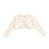 Toddler Baby Little Girls Cardigan Sweater Knit Long Leeve Button Down Shorter Cut Coat Top Clothes...