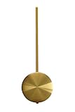 Blank (Gold) nicht poliert. Pendel sind mit einer abziehbaren Schutzfolie, die Schutzfolie lässt sich schnell und rückstandslos entfernen.