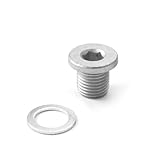 BINB ROAD 1Pcs Engine Oil Drain Plug Aluminum 11137605018 Compatible with BMW 228i 320i 328i 428i 528i X1 Z4 F22 F23 F30 F31 F33 F34 F36 F10