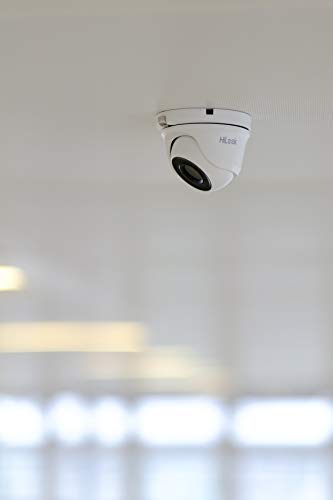 Hilook By Hikvision THC-T120-MC 2.8mm Lens 2MP HD 1080P Turbo 20m EXIR Turret Indoor/Outdoor 4-in-1 Camera IP66 Metal Body – White