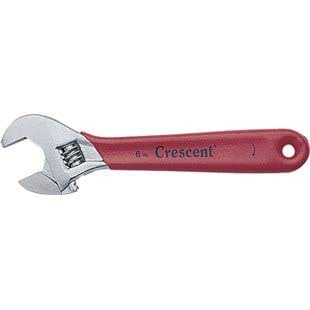Crescent AC16C 6 Adjustable Wrench with Red Vinyl Grip 15/16 Capacity ...
