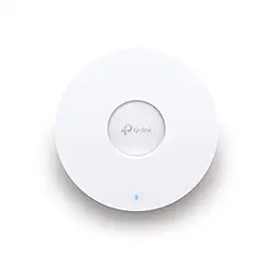 TP-LINK EAP660 HD AX3600 Wireless Dual Band Multi-Gigabit Ceiling Mount Access Point, 2402Mbps @ 5GHz OMADA, POE+, SNMP, MU-MIMO, QoS, Mountable