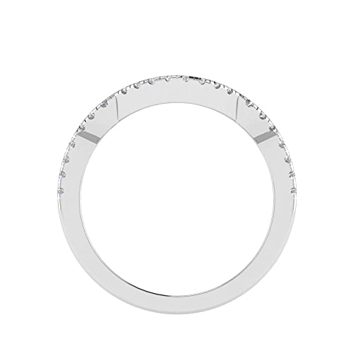 Sterling Silver Cubic Zirconia Dainty Two Piece Pear And Marquise Two Piece Pear Shaped Halo Engagement Ring Cz Trio Ring Stackable Bridal Set (6) #TOP5