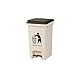 Home Office Trash Canbasket, Wodoodporne Plastikowe Puszki Na śmieci 15/20/30 Litr Prostokątny Pojemnik Na śmieci, Z Pedałem Stóp(Size:20L,Color:C)