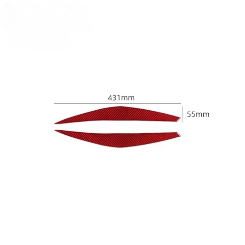 Sourcil phare voiture pour X6 E71 accessoire look sport route - 2