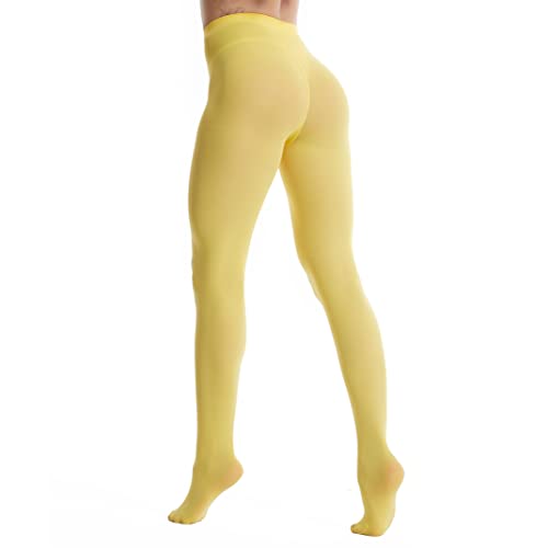 Image of Frola Semi Opaque Tights for Women 40 Denier Matte Solid Color Pantyhose Soft Stockings Nylons Under Dress