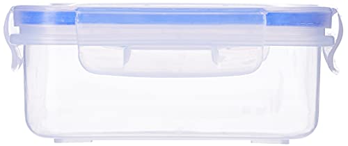 Image of Aristo Lock & Fresh 210 Plastic Storage Container For Storing Snacks, multipurpose use - 700 ML, Transparent Clear, medium (LOCK&FRESH210) (19 x 13 x 5.5cm)