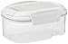 Sistema 1201 Klip It Mini pojemnik do przechowywania piekarni, przezroczysty/biały, 285 ml, 12 x 8,7 x 5,8 cm