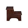 Powell Linon Tyler Wood Bed Step Stool in Espresso #3