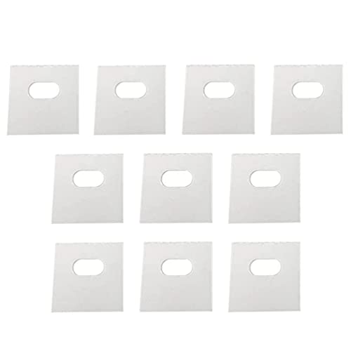 Doitool White Stickers White Stickers Clear Vertical Blind Repair Tabs: 20Pcs Vertical Blind Tabs Blind Fixers Transparent Vane Savers Blind Repair Tool White Blinds White Blinds #TOP14