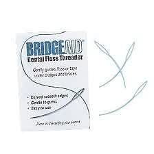 Amazon.com : BridgeAid Dental Floss Threader Bottle 150, 3 Pack ...