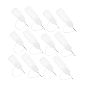 KAILIKETIY 12 Stück Leimauftragsflaschen Nadelflaschen