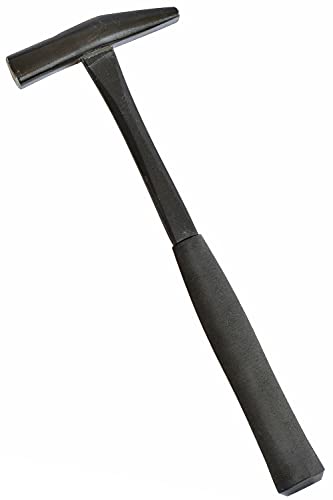 hvac hammer - RANSHOU Sheet Metal Hammer 21mm Heavy Duty Japanese Steel Head, Tinners Hammer Hand Tool for Setting, Riveting, Mechanic Purpose, Black Fiberglass & Non-Slip Resin Handle, Made in JAPAN