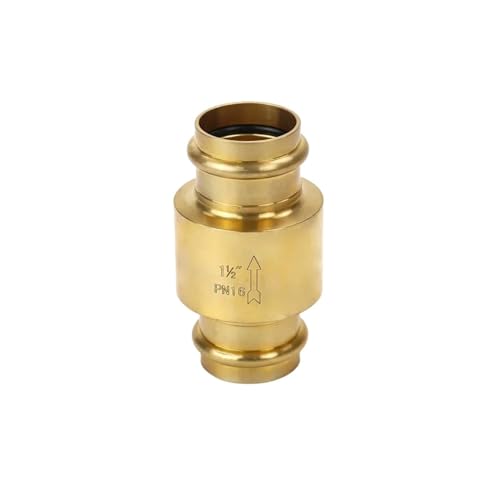 Válvula antirretorno 2 de latón macizo para tuberías de agua 2