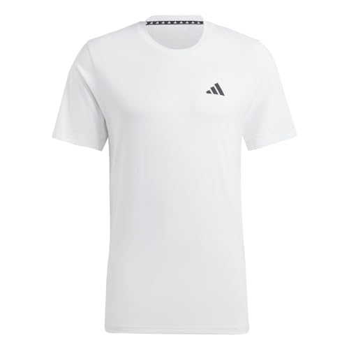 T-shirt de training homme Adidas blanc taille XL vêtement sport fitness