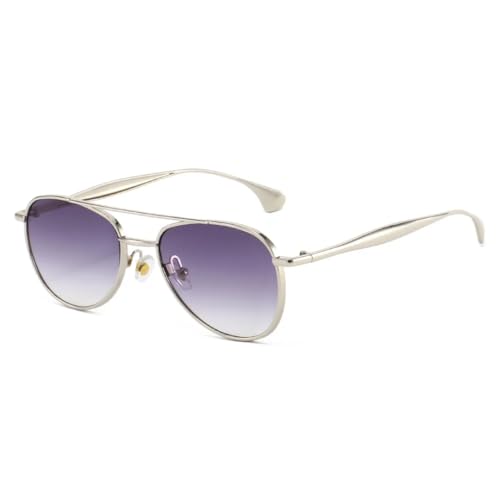 Lunettes de soleil hommes MUTYNE protection UV400 monture métal classique tendance voyage
