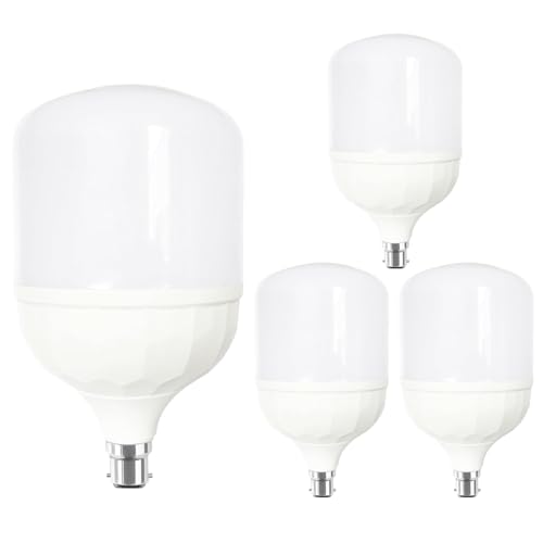 Image of LUKER JVLuker 36W LED Bulb B22 Base Energy Efficient Light 120 Degree Wide Beam Coverage High CRI Surge Protection Lights for Home and Office Indoor & Outdoor, 1 Year Warranty (Pack of 4, Warm White)
