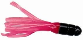 Arkie Lures ST-18-10 Solid Body Tubes- #18 Black Pink- 10 Pack